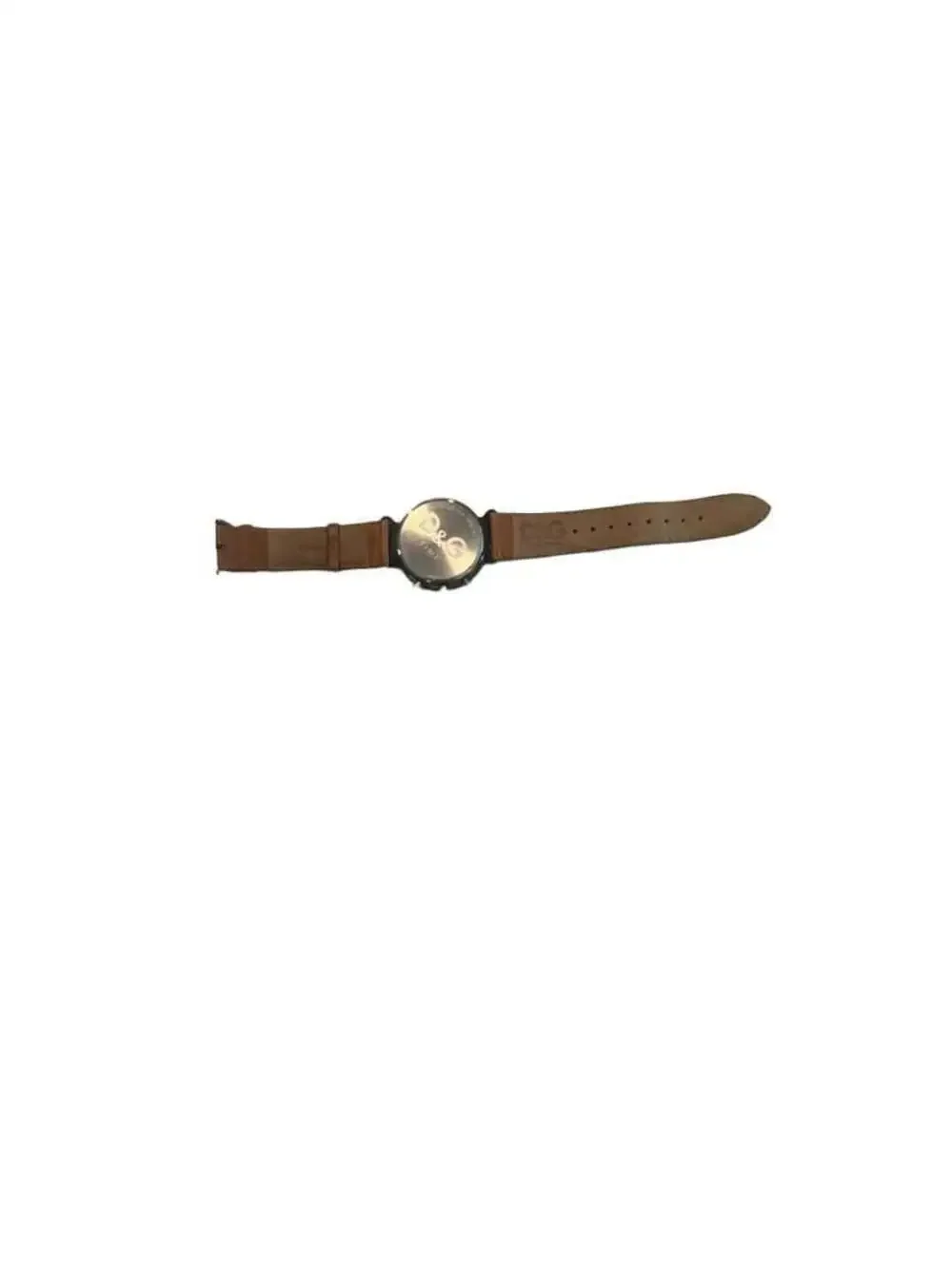 D&G Dolce & Gabbana Rhythm Chronograph Watch with Leather Strap